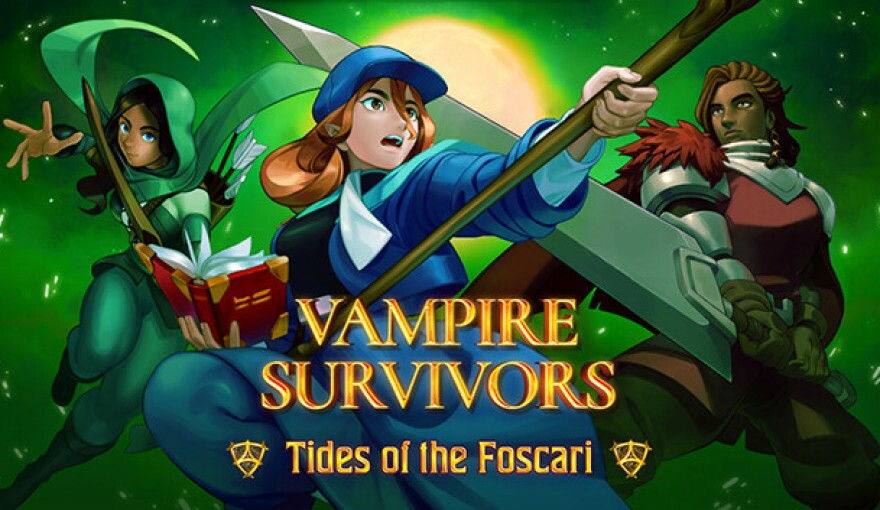 Evolution and hybrids of all weapons in Vampire Survivors and 2 add-ons (Tides of the Foscari)