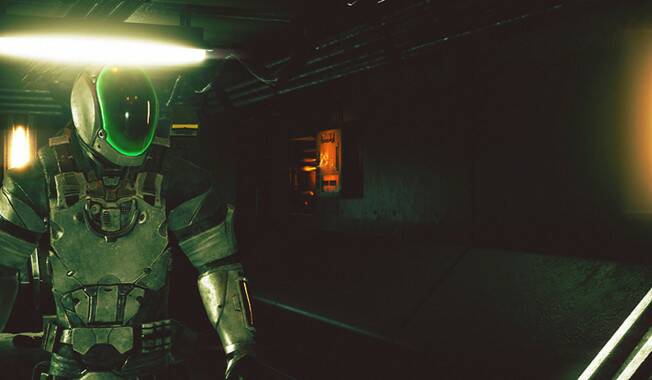 Gameplay of the horror game Negative Atmosphere, inspired by the cult Dead Space