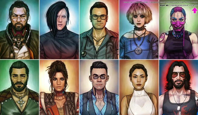 Вышла Cyberbang 2069 — визуальная новелла с персонажами из Cyberpunk 2077