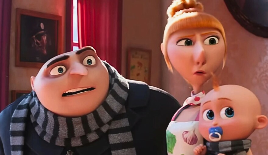 The first trailer for the animated movie Despicable Me 4 has been released