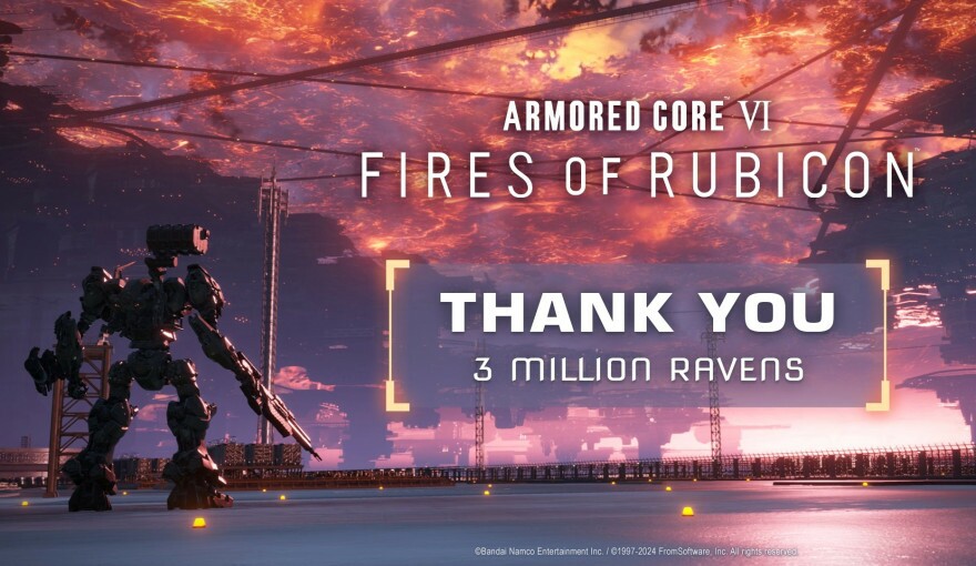 Armored Core VI Sold 3 Million Copies