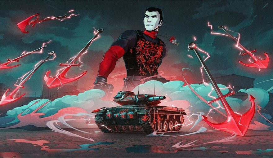 A new stage of the Bubble and Tanks Blitz collaboration — fighter Pavel Ocheredko has appeared in the game