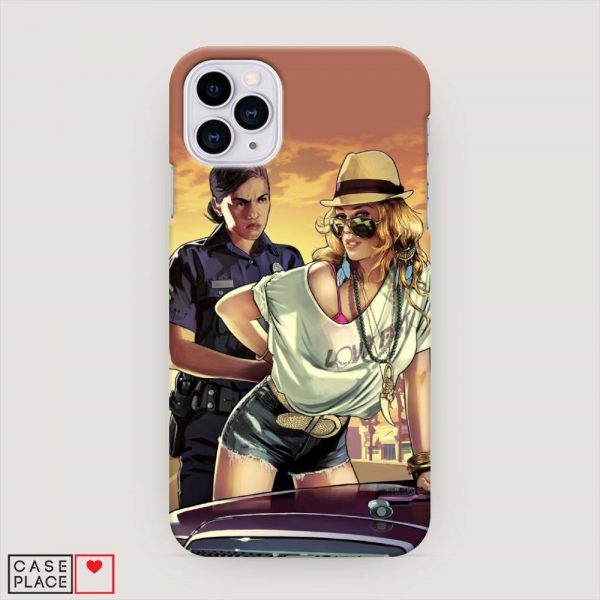 Cop girl plastic case for iPhone 11 Pro