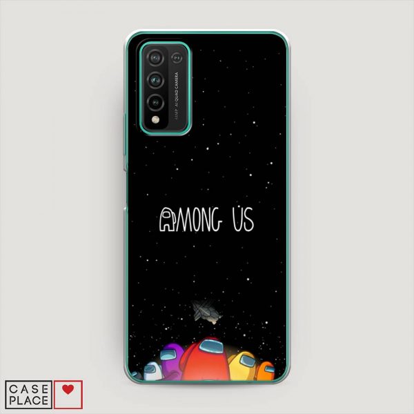 Among Us art silicone case on Honor 10 Lite