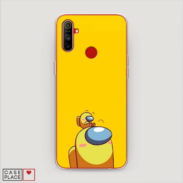 Silicone case Yellow and son for Realme C3
