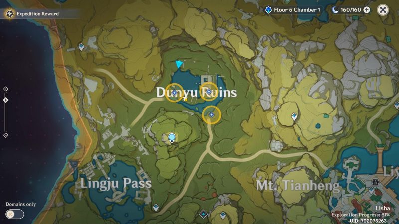 Как пройти сокровища долины Тяньцю в Genshin Impact